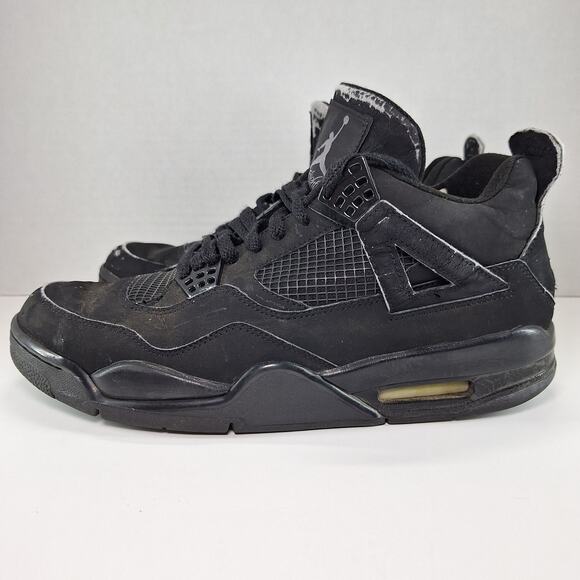 Air Jordan 4 Retro Black Cat 2006 Basketball Shoes 308497-002 Men's Size 11.5 - Picture 4 of 15